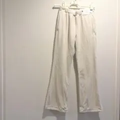 ヌクヌクニットコールフレアパンツ　130 GU