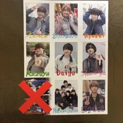 【なにわ男子】厚紙カード チェキ風①