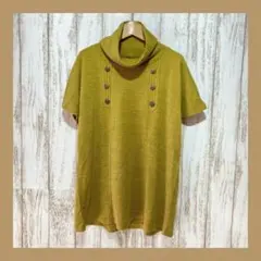 Lascolinas ◆ラスコリナス（M-L)　ニットチュニック　マスタード