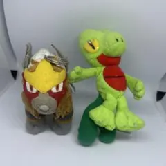【当時物】 ポケモン ぬいぐるみ エンテイ キモリ 平成レトロ 2004年