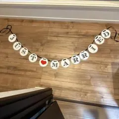 JUST MARRIED ガーランド