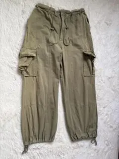 子供用カーゴパンツ オリーブグリーン