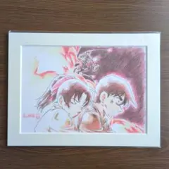 から紅の恋歌　ラブレター　複製原画　アニメ原画レプリカ　遠山和葉 劇場版名探偵コナンから紅の恋歌ラブレターアニメ原画レプリカ遠山和