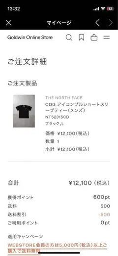 The North Face x CDG T-Shirt