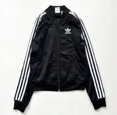 アディダス トラックトップ　ジャージ XSトラックジャケット黒