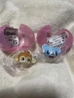 ルッキー・ミント ナルミヤキャラクターズ PUKUTTO RING2点セット