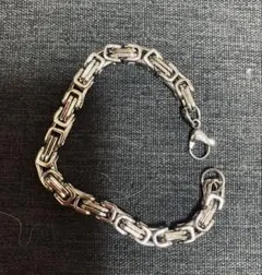 ステンレススチール リンクチェーンブレスレット