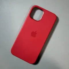 【新品】iPhone12/12Pro シリコンケース　Apple 純正　レッド