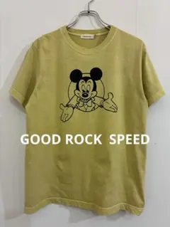 GOOD ROCK SPEED ディズニー　ミッキー　Tシャツ イエロー系　Sのサムネイル