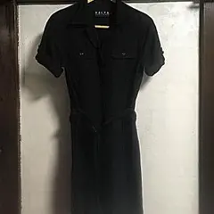 RALPH LAUREN リネン ワンピース コート ラルフローレン