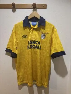 ラツィオ　アンブロ　UMBRO　90s　サッカーユニフォーム　L　セリアA　黄 メルカリ