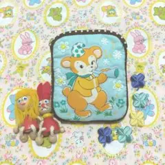 (new)ラッパ吹きくまちゃんのふわふわポーチ☆