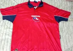 UMBRO チリ代表 ポロシャツ 赤 00s 90s - メルカリ