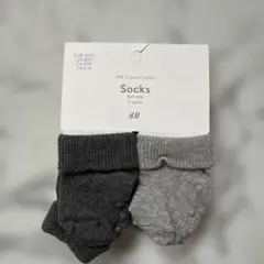 H&M ベビー靴下 5パック 滑り止め付　新品未使用タグ付き