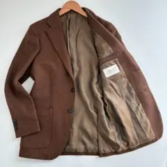 【美品】本切羽 ユニバーサルランゲージ カノニコ スーツ モヘア混 本切羽 紺 美品】本切羽 ユニバーサルランゲージ カノニコ スーツ モヘア混 本
