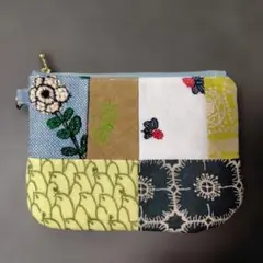ミナペルホネン&音の絵&点と線模様製作所 ハンドメイド ポーチ - メルカリ