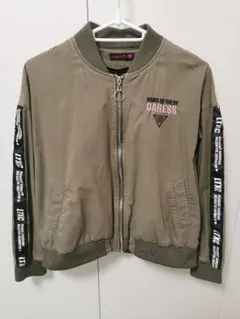 ラブトキシック　薄手ジャケット　ブルゾン　カーキ　160