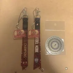 ヴィッセル神戸 優勝記念キーホルダー＆ステッカーセット