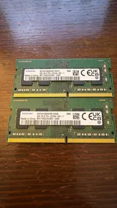 う【動作確認済】SAMSUNG ノートPC用メモリ 8GB DDR4-3200 - メルカリ