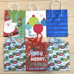 【新品未使用品】クリスマス　ギフトバッグ　6枚セット