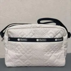 未使用 レスポートサック ホワイト ショルダーバッグ キルティング 廃盤