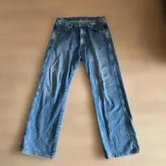Wrangler ストレートデニムパンツ ブルーのサムネイル