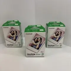 【新品】FUJIFILM instax チェキ フィルム 20枚×3パック