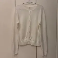 2025 ユニクロ　UVカットクルーネックカーディガン Sサイズ