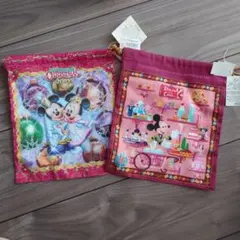 ディズニー　巾着袋 2点セット