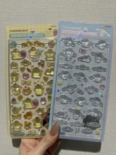 ボンボンドロップシール　正規品　ポムポムプリン　シナモロール　2枚セット