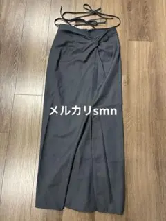 新品　snidel デザインタイトスカート　ダークグレー　1のサムネイル