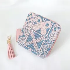 【現品】forest tile タッセル付き二つ折り財布 ミナペルホネン ご予約品です♪ - メルカリ