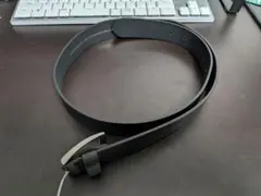 H&M　レザーベルト　ブラック　Mサイズ