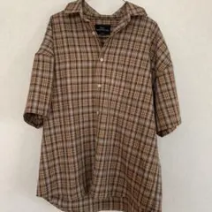 ⚫︎スピンズ　半袖シャツ　チェックのサムネイル