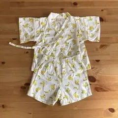 petit main バナナ柄 甚平 80