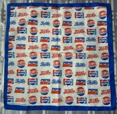 【公式グッズ】00s ペプシ・コーラ バンダナ 総柄