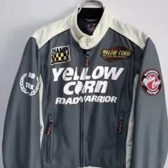 YELLOW CORN イエローコーン レーシングジャケット M グレー バイクのサムネイル