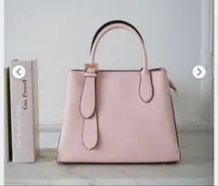 ピンク 合成皮革 ハンドバッグのサムネイル