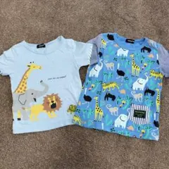 クレードスコープ　動物Tシャツ　2枚セット