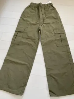 ウィゴー　カーゴ　ワークパンツ　カーキ　フリー　新品　ダンス　韓国