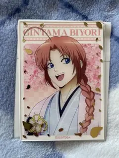 銀魂 HANA・BIYORI 銀魂日和 アクリルカード 神威 特典 缶バッジ