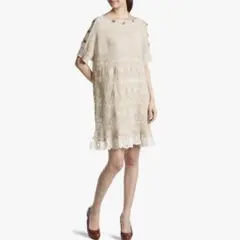 アースミュージックアンドエコロジー　2wayケーブルレーシーニット