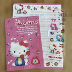 70平成レトロ ハローキティ レターセット 2002年