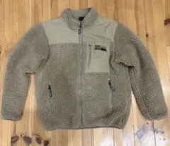 FIRST DOWN フリースジャケット Lサイズ ベージュ