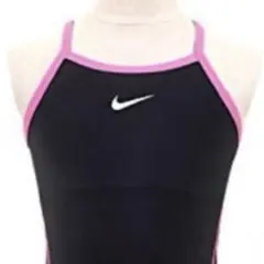 Nike 女の子用水着 Lサイズ ブラック/ピンク未使用