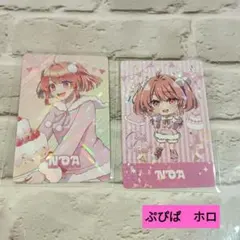 カラフルピーチ　ぷぴぱ　トレカ　のあ　シェアハウスのホロ＆ミニキャラのホロ