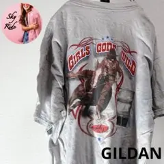 希少 GILDAN ギルダン Tシャツ カウガールズルール 両面プリント XL