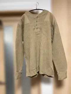 L.L.Bean コマンドセーター ヘンリーネック XL ベージュ
