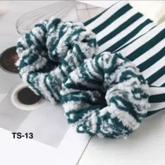 ꒰モチモチ꒱ 足袋 ソックス 靴下 ストライプ コーマ綿 緑 極暖 防寒 gjm