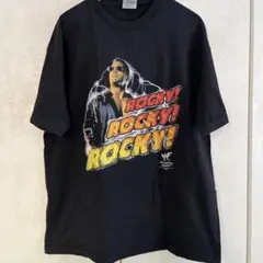 ザ・ロック WWF時代のオフィシャルTシャツ Mサイズ 新品未着用 WWE 